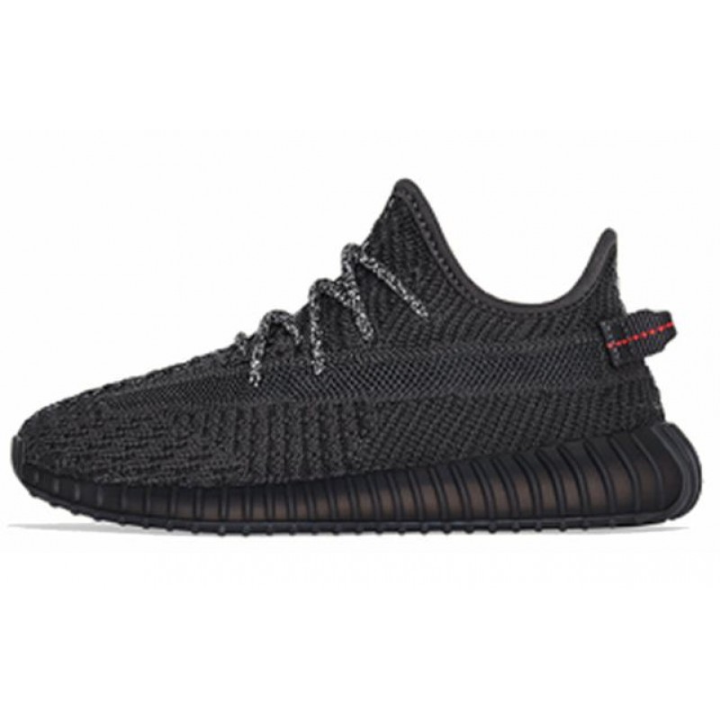 Adidas Yeezy Boost 350 V2 Kids 'Black Non-Reflective' Black/Black/Black FU9013