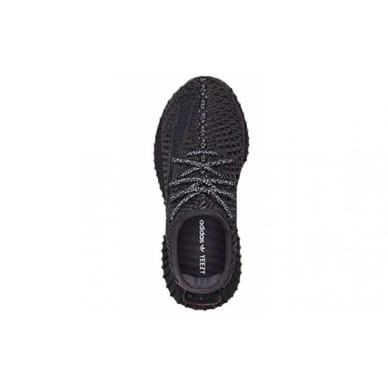 Adidas Yeezy Boost 350 V2 Kids 'Black Non-Reflective' Black/Black/Black FU9013