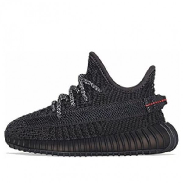 Adidas Yeezy Boost 350 V2 Infant 'Black Non-Reflective' Black/Black/Black FU9011