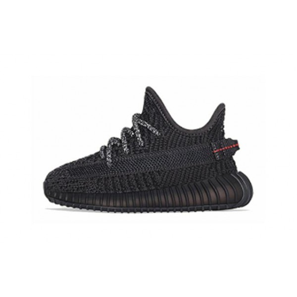 Adidas Yeezy Boost 350 V2 Infant 'Black Non-Reflective' Black/Black/Black FU9011