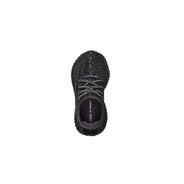 Adidas Yeezy Boost 350 V2 Infant 'Black Non-Reflective' Black/Black/Black FU9011