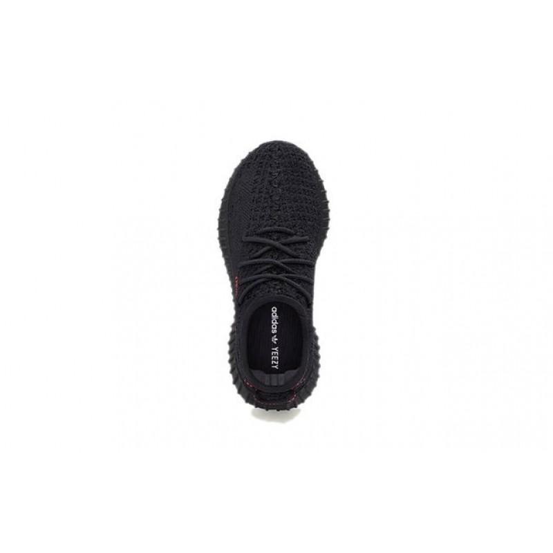 Adidas Yeezy Boost 350 V2 Kids 'Bred' Core Black/Core Black/Red GZ8655